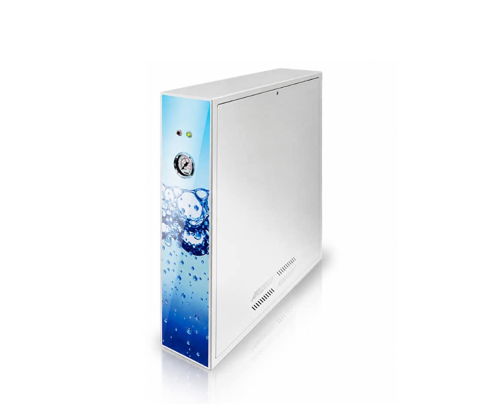 Aquapure Pro — depuratore con acqua osmotizzata naturale e gassata